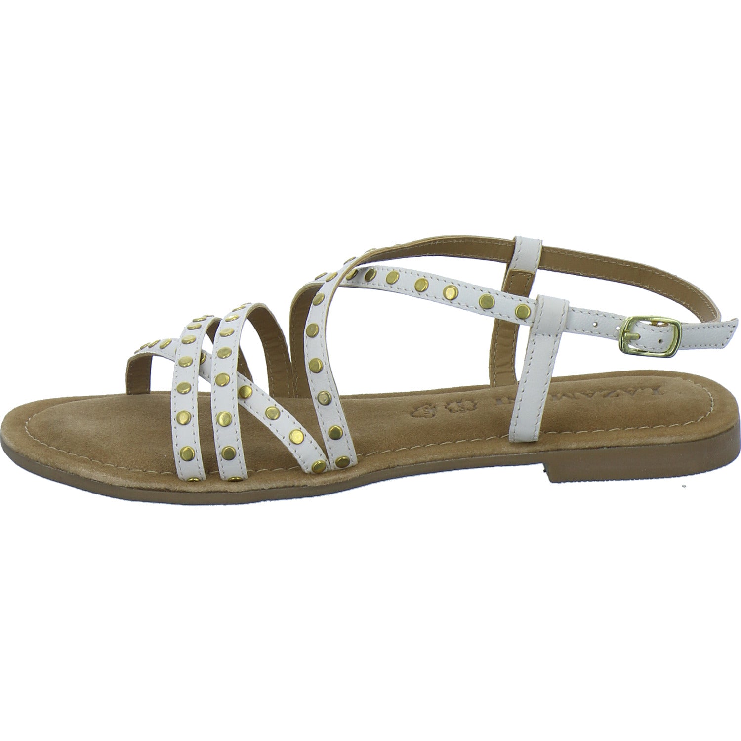 Lazamani Sandaletten Damen Weiß