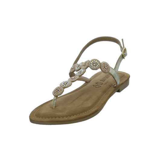 Lazamani Sandaletten Damen Gold