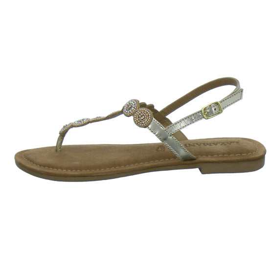 Lazamani Sandaletten Damen Gold