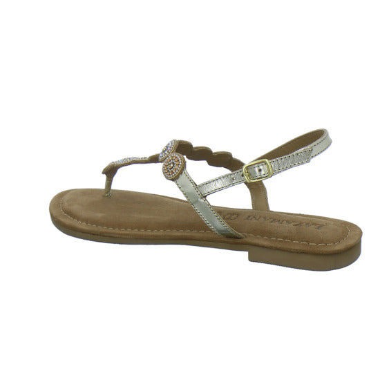 Lazamani Sandaletten Damen Gold