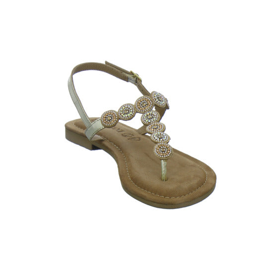 Lazamani Sandaletten Damen Gold