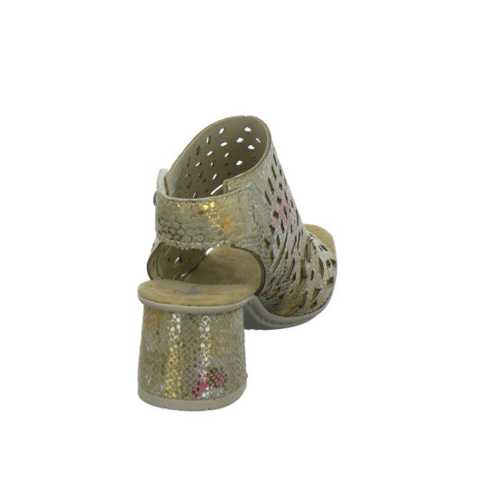 Rieker Sandaletten Gold - 360° Ansicht