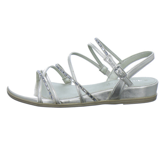 Tamaris Sandaletten Damen Silber