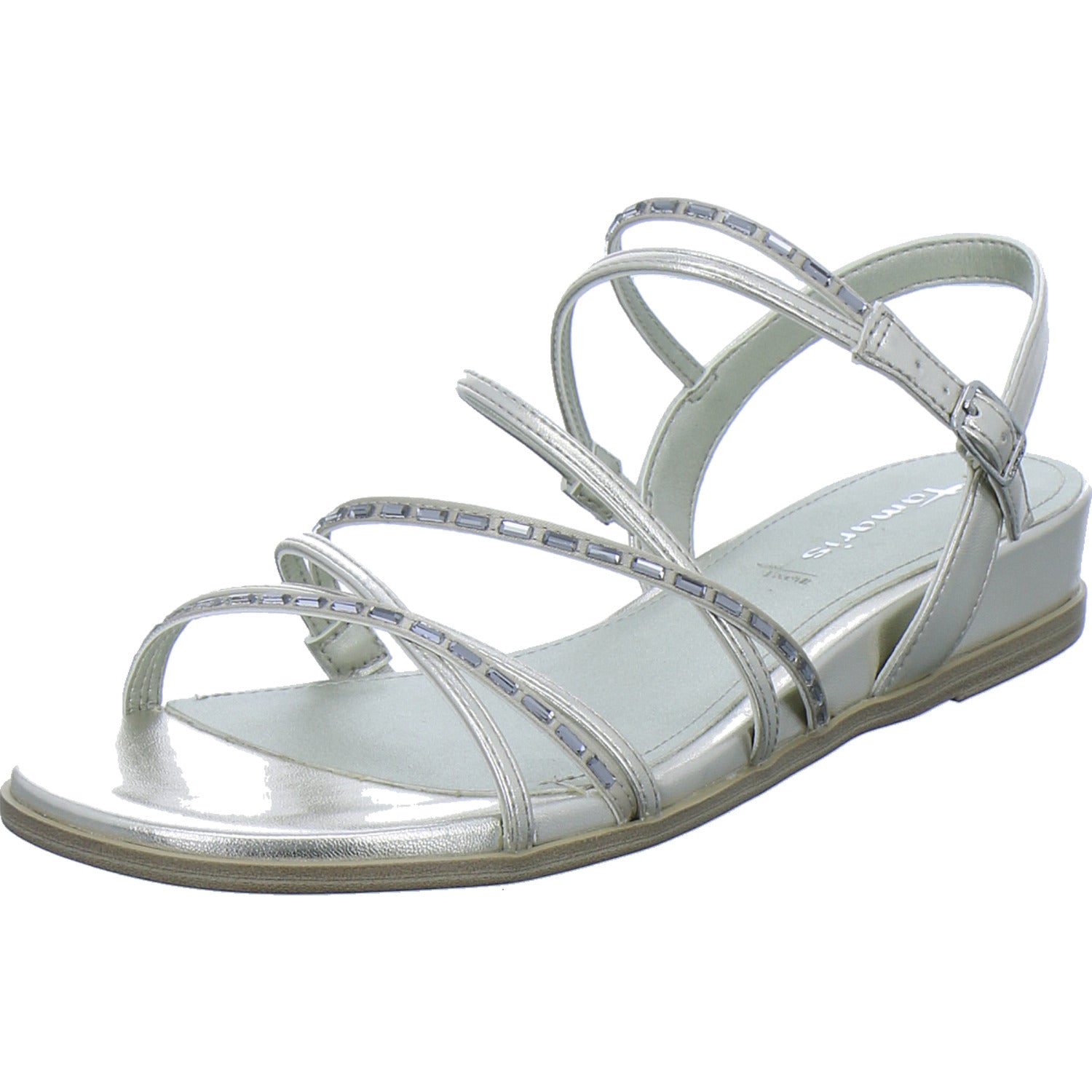 Tamaris Sandaletten Damen Silber