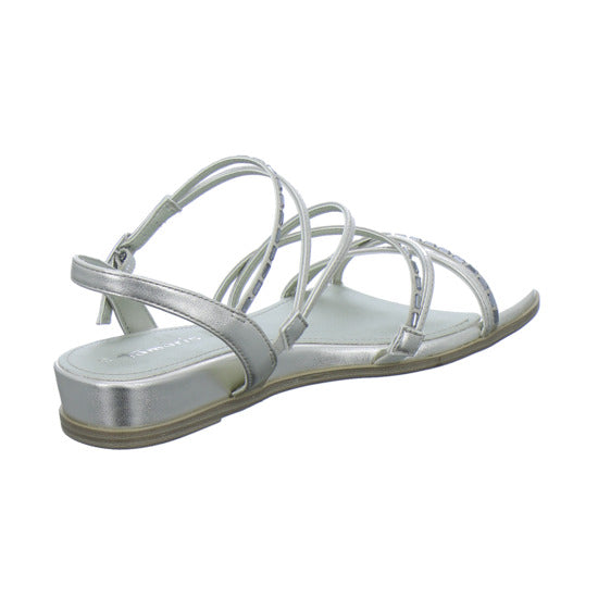 Tamaris Sandaletten Damen Silber