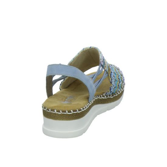 Rieker Sandaletten Damen Blau-kombi