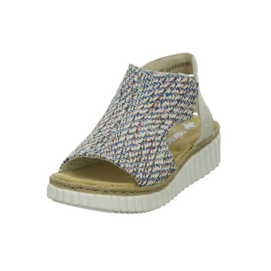 Rieker Sandaletten Damen Blau-kombi