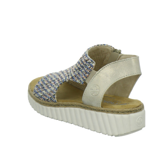 Rieker Sandaletten Damen Blau-kombi