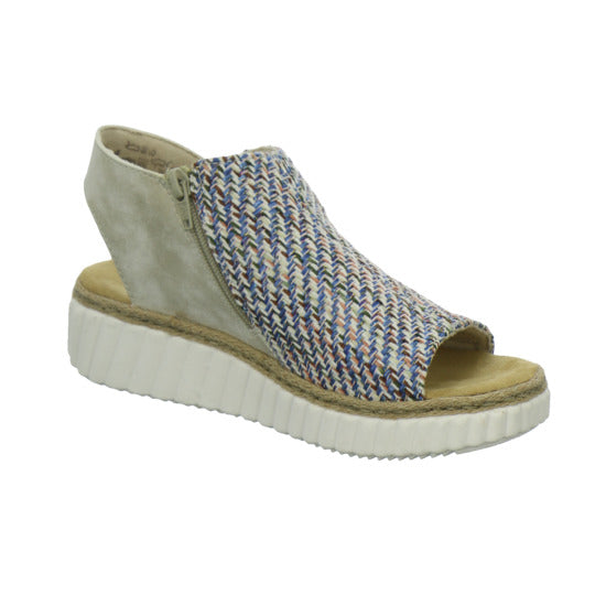 Rieker Sandaletten Damen Blau-kombi