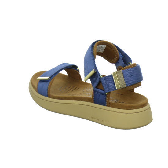 Woden Sandaletten Damen Line Denim