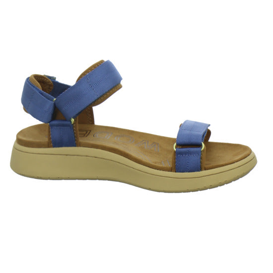 Woden Sandaletten Damen Line Denim