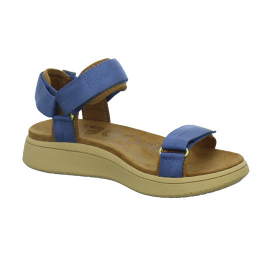 Woden Sandaletten Damen Line Denim