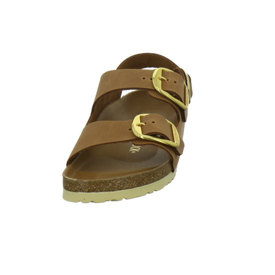 Birkenstock Milano BB Sandaletten Mittelbraun - 360° Ansicht