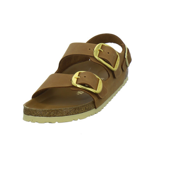 Birkenstock Milano BB Sandaletten Mittelbraun - 360° Ansicht