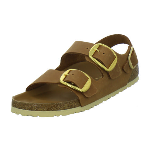 Birkenstock Milano BB Sandaletten Mittelbraun - 360° Ansicht