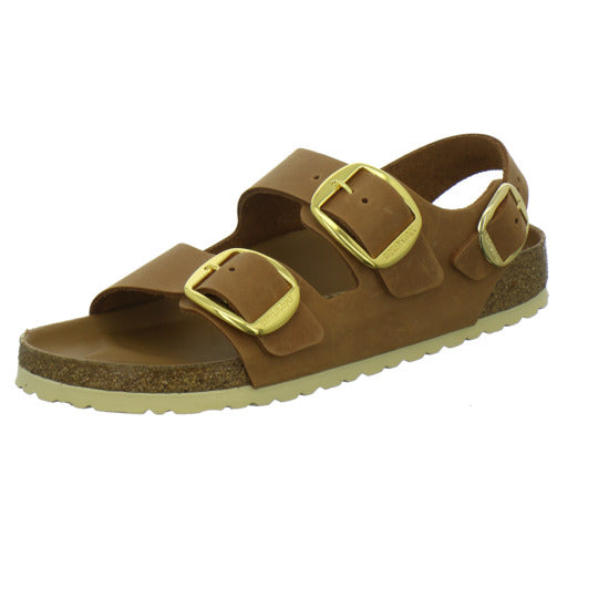 Birkenstock Milano BB Sandaletten Mittelbraun - 360° Ansicht