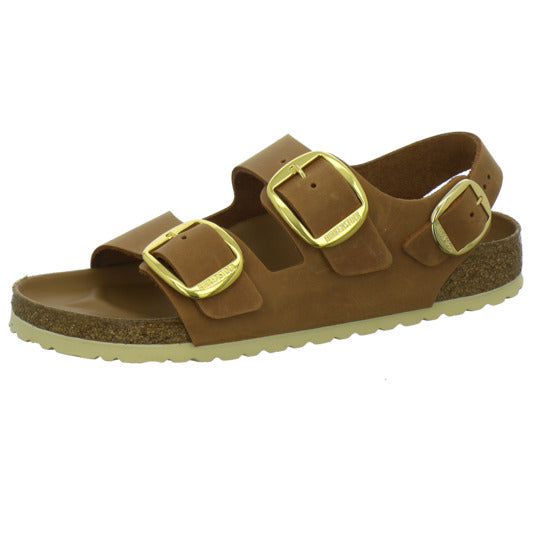 Birkenstock Milano BB Sandaletten Mittelbraun - 360° Ansicht