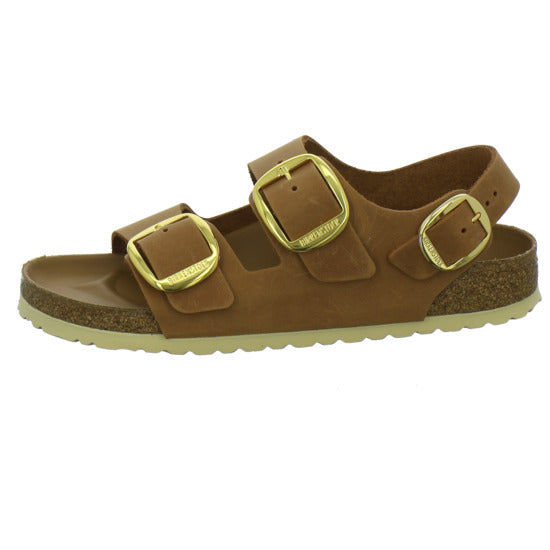 Birkenstock Milano BB Sandaletten Mittelbraun - 360° Ansicht