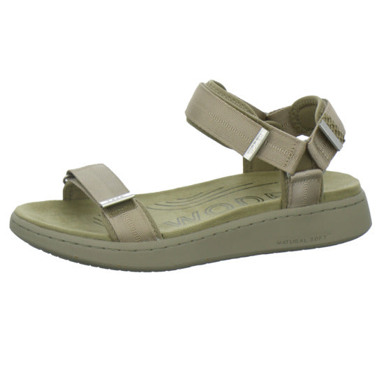 Woden Sandaletten Damen Line taupe