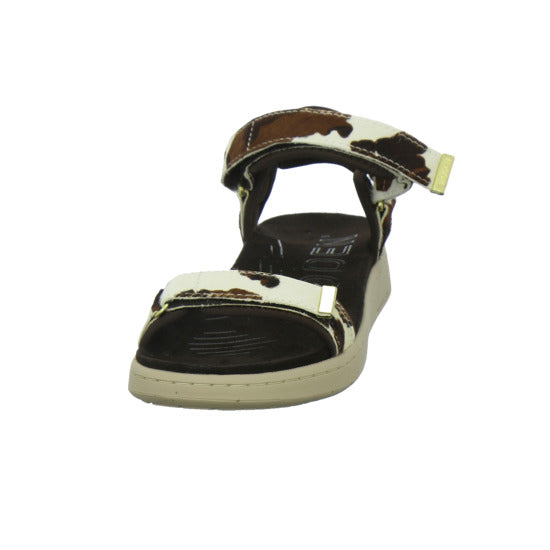 Woden Sandaletten Damen Line Suede animal