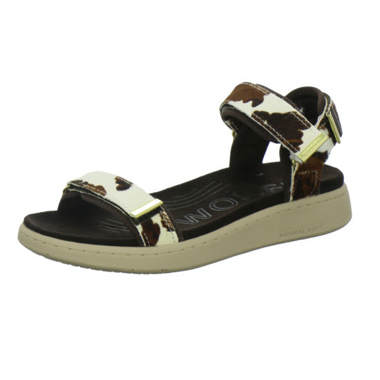 Woden Sandaletten Damen Line Suede animal