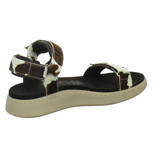 Woden Sandaletten Damen Line Suede animal
