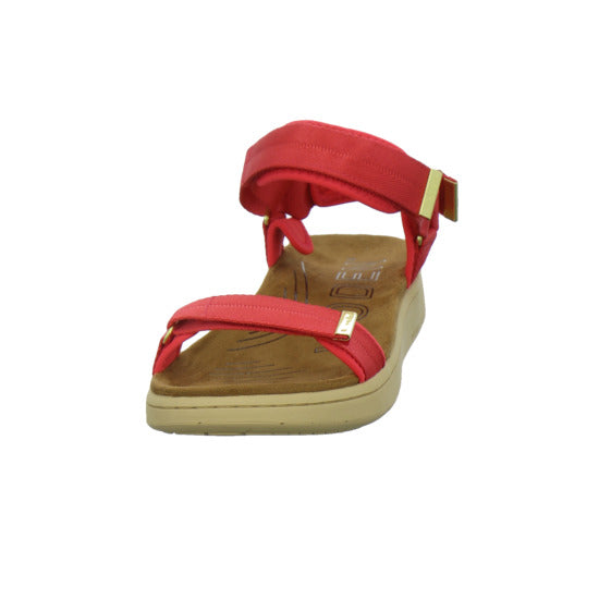 Woden Sandaletten Damen Line Rot