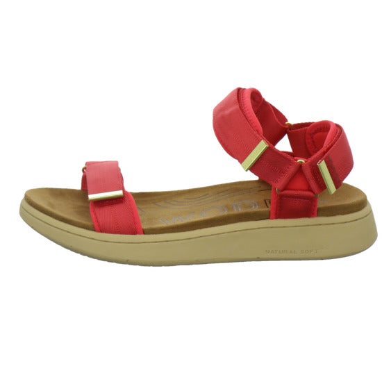 Woden Sandaletten Damen Line Rot
