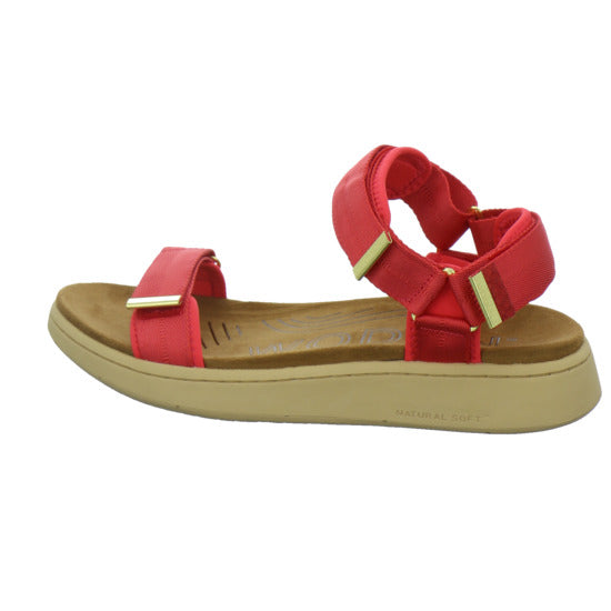 Woden Sandaletten Damen Line Rot