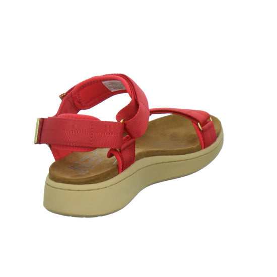 Woden Sandaletten Damen Line Rot