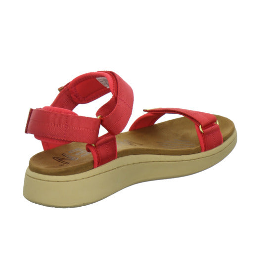 Woden Sandaletten Damen Line Rot