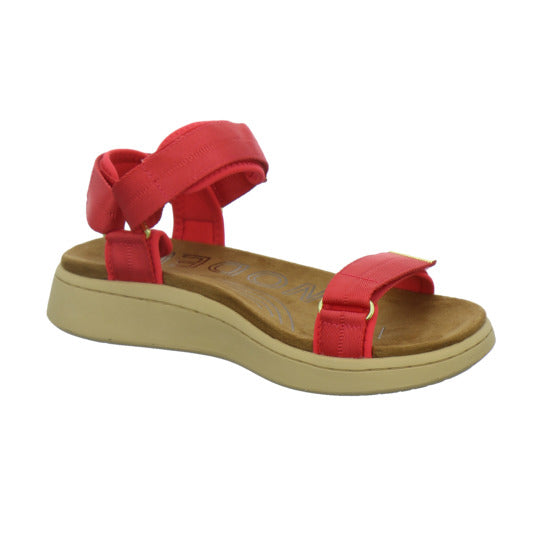 Woden Sandaletten Damen Line Rot