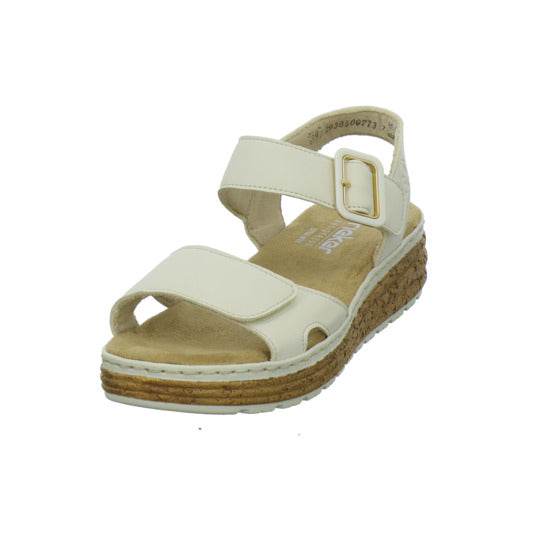 Rieker Sandaletten Beige - 360° Ansicht