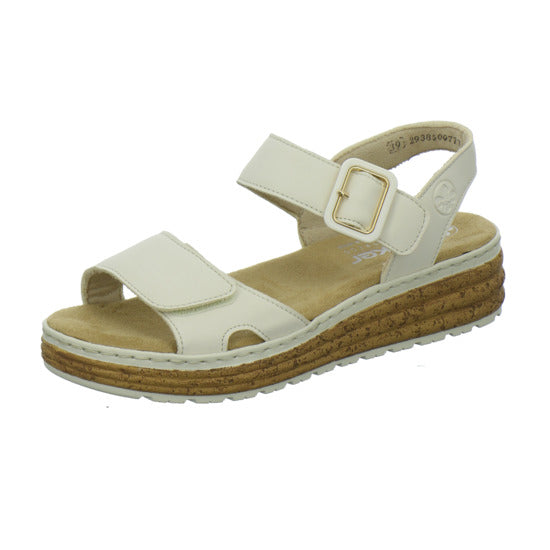 Rieker Sandaletten Beige - 360° Ansicht