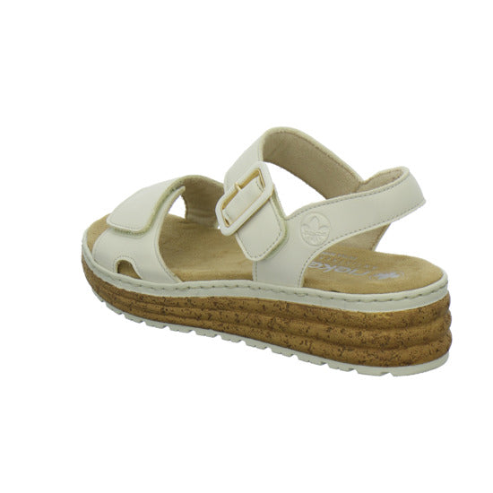 Rieker Sandaletten Beige - 360° Ansicht