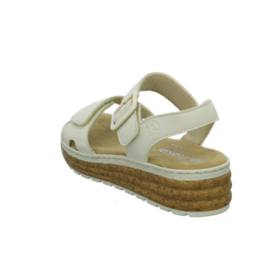 Rieker Sandaletten Beige - 360° Ansicht