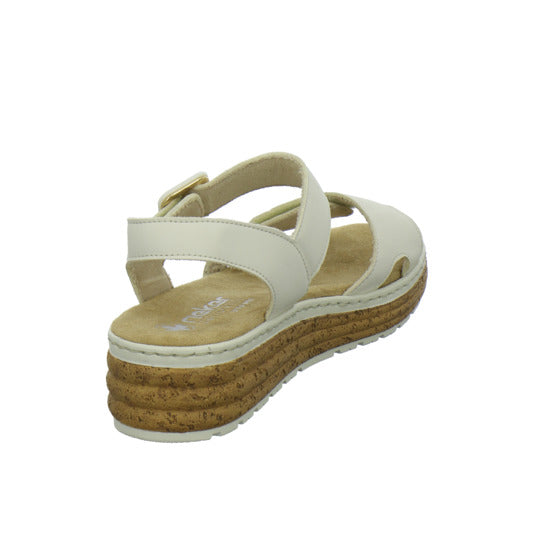 Rieker Sandaletten Beige - 360° Ansicht