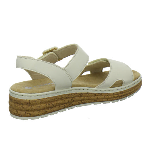 Rieker Sandaletten Beige - 360° Ansicht