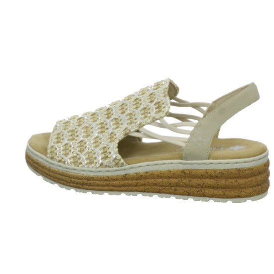 Rieker Sandaletten Damen Beige