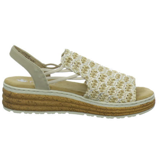 Rieker Sandaletten Damen Beige