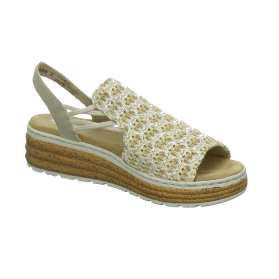 Rieker Sandaletten Damen Beige