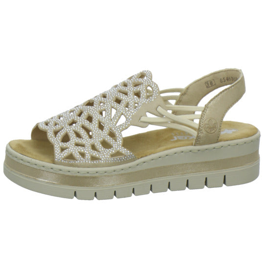 Rieker Sandaletten Damen Beige