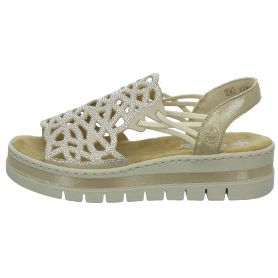 Rieker Sandaletten Damen Beige
