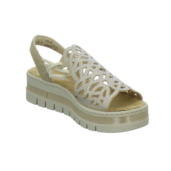Rieker Sandaletten Damen Beige