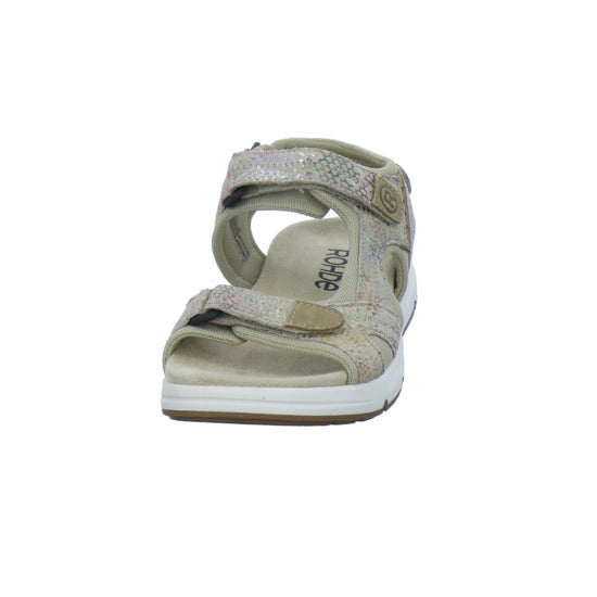 Rohde Sandaletten Damen Beige-kombi