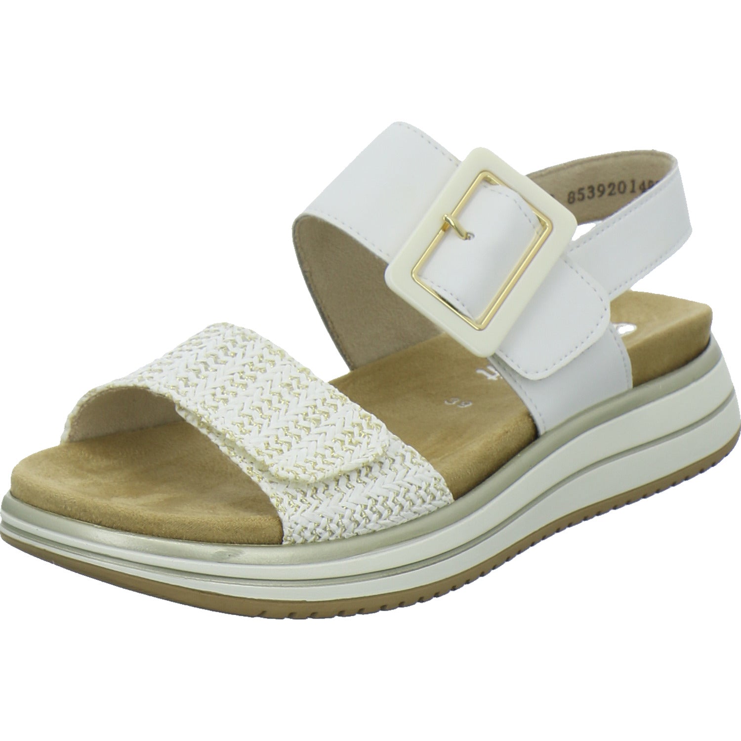 Remonte Sandaletten Damen Weiß-kombi