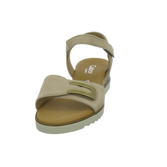 Gabor Comfort Sandaletten Beige - 360° Ansicht