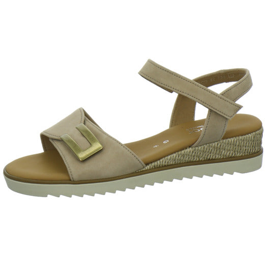 Gabor Comfort Sandaletten Beige - 360° Ansicht