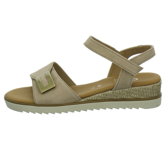 Gabor Comfort Sandaletten Beige - 360° Ansicht