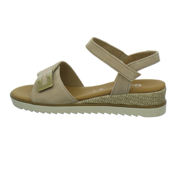 Gabor Comfort Sandaletten Beige - 360° Ansicht